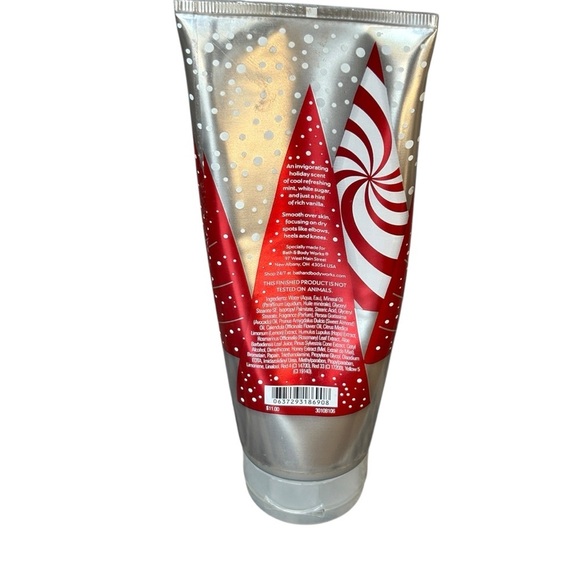 Bath & Body Works Twisted Peppermint Body Cream 8 oz - Picture 3 of 4